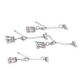5cm 6 Ring Chain Jewelry Key Chain Tags Pendant Making Decor