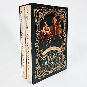 Hình ảnh Boxset Don Quixote - Nhà Quý Tộc Tài Ba Xứ Mancha (Trọn Bộ 2 Cuốn Bìa Cứng)