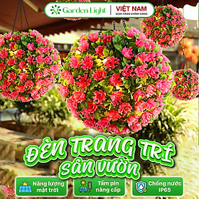 Mua Đèn trang trí năng lượng mặt trời Hoa hồng  tích kiệm điện  bóng siêu sáng  chống thấm nước - DA3075