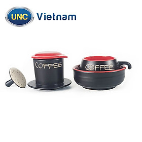 Mua Bộ Phin Cafe Sứ UNC VIỆT NAM - Sử dụng bát ủ nước nóng giữ nhiệt  đủ món  pha cà phê sẽ ngon hơn