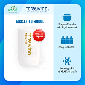 Mua Lõi lọc nước thay thế tại vòi Nhật Bản Torayvino MKC.LF-EG - Khuyên dùng nấu ăn và rửa rau quả
