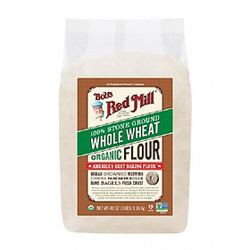 Bột mỳ nguyên cám hữu cơ Bob's Red Mill organic whole wheat flour