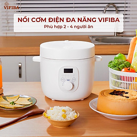 Nồi cơm điện 10IN1 mini thông minh cao cấp Homea2z, dung tích 2L, nồi cơm điện nấu cơm ngon, siêu nhanh, siêu bền