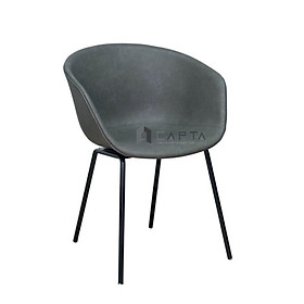 Mua Ghế tiếp khách có tay tựa Ghế ăn có nệm simili chân sắt hiện đại nhập khẩu HCM HAY 3-P