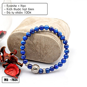 Vòng tay Kyanite 6 mm + Hạc