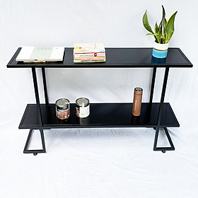 Mua Bàn console  bàn trang trí 2 tầng mặt gỗ khung sắt Juno sofa CSTCT016 120x30x76 cm