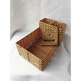 Mua Giỏ mây đựng ống đũa và hộp gia vị các cỡ