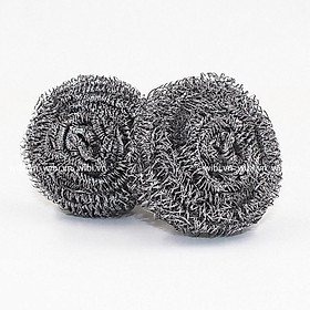 Mua Combo 2 miếng   Giẻ sắt cọ xoong nồi   bùi nhùi đánh xoong siêu bền vệ sinh sạch sẽ WiBi.vn