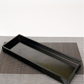 TRAY Khay dài đen 5086D