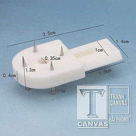 Mua Set 10 đinh nhựa 4 chân đóng tường  móc treo tranh ảnh - Đinh đóng thông minh không cần khoan tường