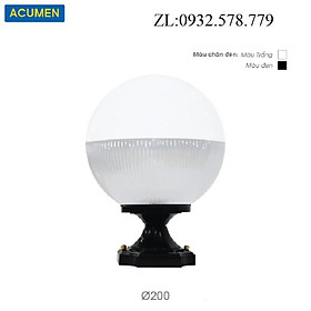 Mua ĐÈN TRỤ CỔNG NGOÀI TRỜI TRÒN PHI 20CM ACUMEN