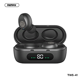 Mua Tai Nghe Bluetooth True Wireless Remax TWS-41 tích hợp màn hình LED (Đen) - Hàng Chính Hãng
