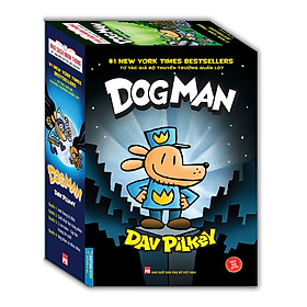 Sách - Hộp DOG MAN Trọn bộ 4 tập