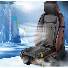 Đệm lót ghế ô tô tích hợp quạt làm mát giải nhiệt hiệu quả12v