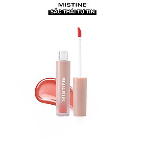 Son bóng, lâu trôi, bền màu đến 9h, dưỡng ẩm giúp môi căng mọng Mistine Choose Me Long Watering Lip Gloss 1.6g No.08