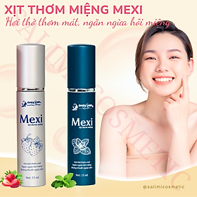 Xịt Thơm Miệng MEXI 15ml Quyên Lara, Giúp Hơi Thở Thơm Mát, Hết Hôi Miệng, Giảm Tình Trạng Viêm Lợi, Viêm Chân Răng