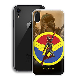 Ốp lưng Siêu Anh Hùng cho Apple Iphone XR - 01016 0532 PILOT01 - Silicone dẻo - Hàng Chính Hãng