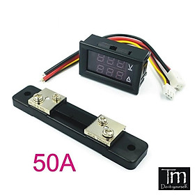 Mua Đồng Hồ Đo Dòng Áp Vôn Ampe 0-100V 1/10/50/100A Led 0.56 Inch