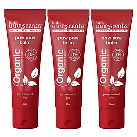 Bộ 3 tuýp Kem đa năng đu đủ Paw paw balm Little Innoscents