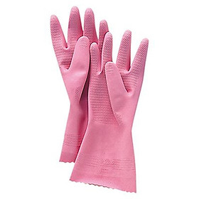 Găng tay cao su mềm bảo vệ da tay (size L) Giao màu ngẫu nhiên - Hàng nội địa Nhật