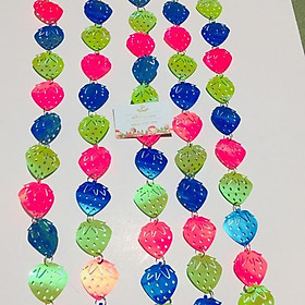 1 dây màn trái dâu mix màu 60cm dùng trang trí nhà trang trí tiệc siêu dễ thương