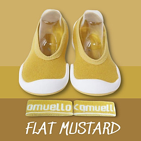 Giày tập đi cho bé cưng flat vàng