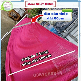 Mua Võng Lưới Cán Thép Cỡ Đại Cao Cấp Dài 235cm Rộng 180cm Dành Cho Khung Lớn  Lưới Võng Đẹp Chất Vải Dày