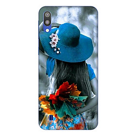 Ốp lưng dành cho điện thoại Samsung Galaxy M10 hình Cô Gái Mũ Xanh - Hàng chính hãng