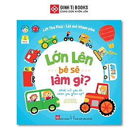 Sách Lật mở khám phá - Lift the flap - Chúng tôi là những siêu nhân cứu hộ! / Lớn lên bé sẽ làm gì Combo 2 tập - Đinh Tị