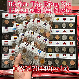 Mua Bộ Sưu Tập Đồng Xu Các Nước Trên Thế Giới: Từ 60-120-180 Quốc Gia Album Bìa Da Cao Cấp