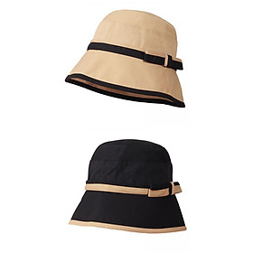 2Pcs Women Bucket Hat for Summer Travel Hiking Beach Fishing Camping Outdoor