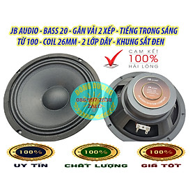 Hình ảnh LOA BASS 20 JB AUDIO GÂN VẢI TỪ 100 COIL 26MM KHUNG SẮT- BASS CĂNG TIẾNG SÁNG