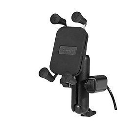 Giá Đỡ Điện Thoại Tích Hợp Sạc Dành Cho Xe Đạp, Xe Máy và Motor