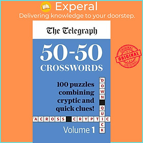 Sách - The Telegraph 50-50 Crosswords Volume 1 by Telegraph Media Group Ltd (UK edition, paperback)