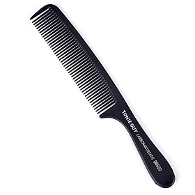 Anti-Static Hairdressing Carbon Fiber Comb Tapered Steel Needle Comb Thicken Heat Resistant Hair Comb