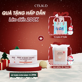 Combo 2 tẩy tế bào chết, tái tạo và làm mịn da Body Scrub Celaud