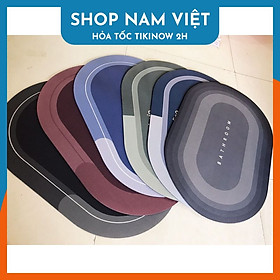 Thảm chùi chân nhà vệ sinh phòng khách phòng bếp siêu hút nước 3 giây khô nhanh 