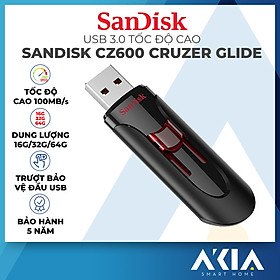 USB SanDisk CZ600 - USB 3.0 - Hàng Chính Hãng