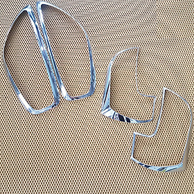 Bộ ốp ABS trang trí viền đèn dành cho KIA Morning 2012-2020