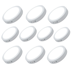 Mua Combo10 đèn ốp trần nổi 12W Tròn Vuông 2 màu ánh sáng độc đáo