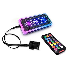Mua Bộ hub Coolmoon RGB cho Fan Led - hàng nhập khẩu