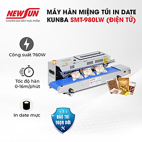 Máy hàn miệng túi in date Kunba SMT-980LW (điện tử) NEWSUN - Năng suất, chuyên nghiệp, hiệu quả - Hàng chính hãng