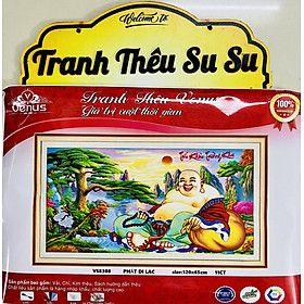Mua Tranh thêu kín Phật di lặc vs8308  kích thước 120 x 65 cm