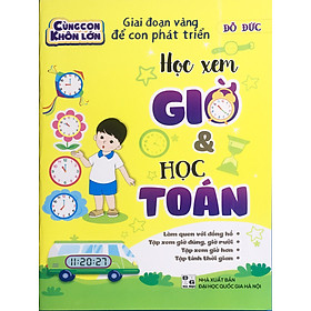 [Download Sách] NDB - Hành trang vào lớp 1 làm quen với toán tập 1 + Học xem giờ và học toán (bộ 2 cuốn)