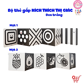 Bộ Thẻ Zigzag Kích Thích Thị Giác Trí Não Cho Trẻ Sơ Sinh 0-12 Tháng -