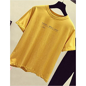 Áo Thun Tay Lỡ THINGS I REALLY WANT I3033
