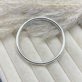 Kiềng Tay Lắc Tay Nữ Bản Trơn Bạc Ta BẠC HIỂU MINH LTU656