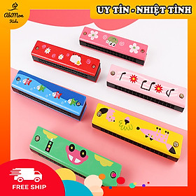 Kèn Harmonica Bằng Gỗ Cho Bé || Montessori cao cấp || Đồ chơi Gỗ - Giáo dục - An toàn - Thông minh