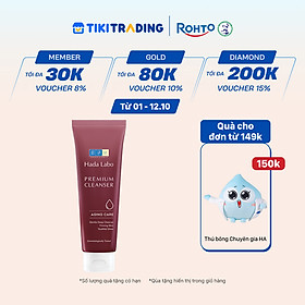 Sữa rửa mặt Hada Labo chống lão hóa Premium Cleanser Aging Care 100g