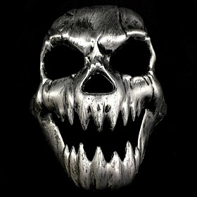 Mặt Nạ Kinh Dị Halloween Bạc KD09003-1